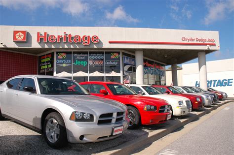 What's more, our auto parts team would be happy to get you whatever you need to keep your Dodge, Jeep, Chrysler, Ram vehicle on the road for many miles to come. . Heritage chrysler harford road